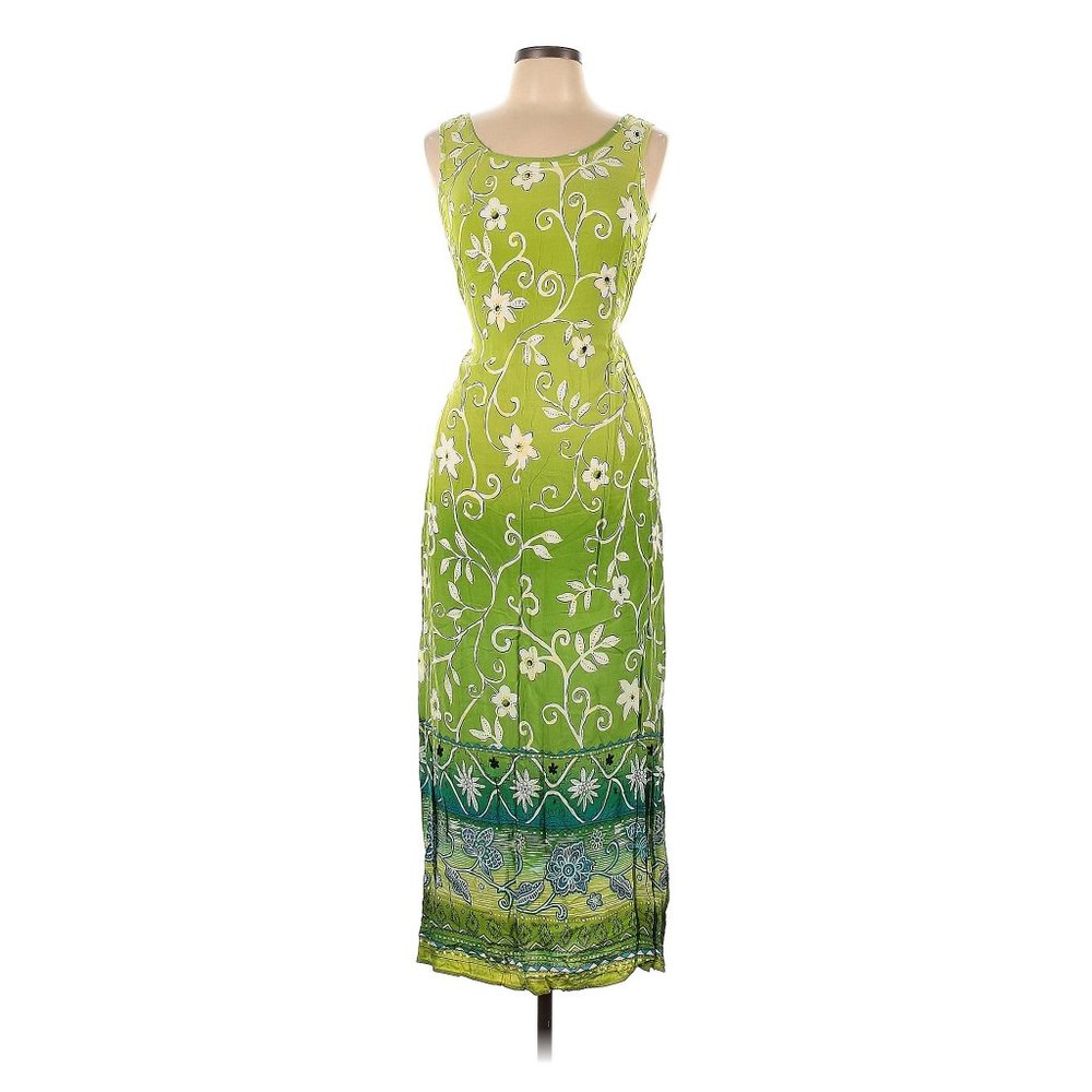 California Concepts Floral Print Maxi Dress Size 11
